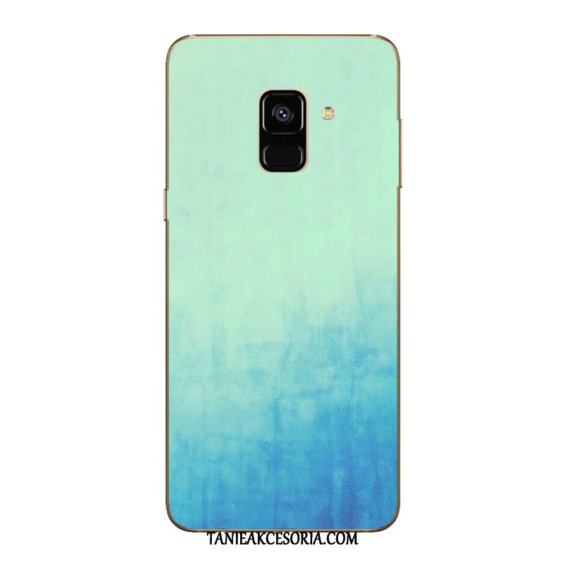 Etui Samsung Galaxy A8 Gwiazda Anti-fall Silikonowe, Pokrowce Samsung Galaxy A8 Niebieski All Inclusive Telefon Komórkowy