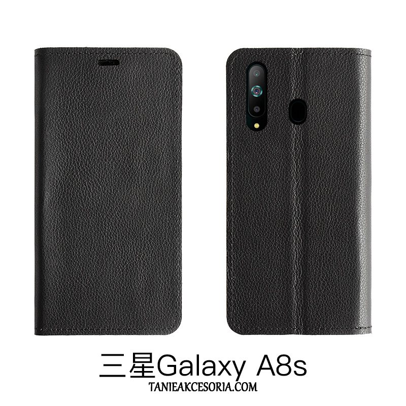 Etui Samsung Galaxy A8s Anti-fall Skórzany Futerał Prawdziwa Skóra, Pokrowce Samsung Galaxy A8s Wysoki Koniec All Inclusive Gwiazda