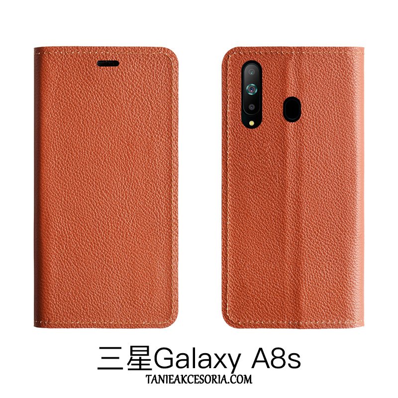 Etui Samsung Galaxy A8s Anti-fall Skórzany Futerał Prawdziwa Skóra, Pokrowce Samsung Galaxy A8s Wysoki Koniec All Inclusive Gwiazda