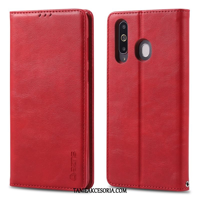 Etui Samsung Galaxy A8s Gwiazda Eleganckie Portfele, Obudowa Samsung Galaxy A8s Telefon Komórkowy Filmy Miękki Braun