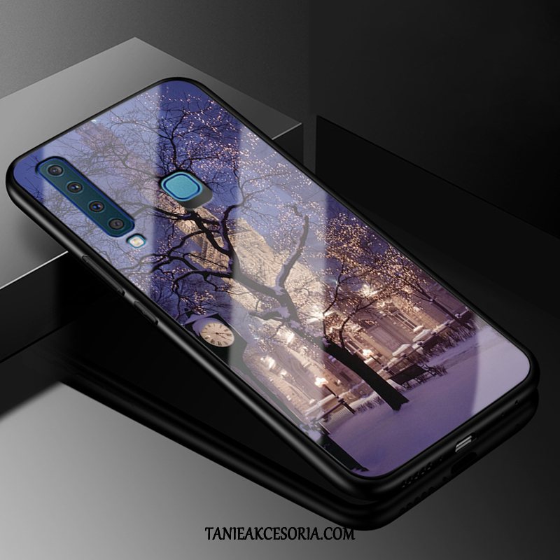Etui Samsung Galaxy A9 Gwiazda Szkło Moda, Futerał Samsung Galaxy A9 Biały Telefon Komórkowy Trudno