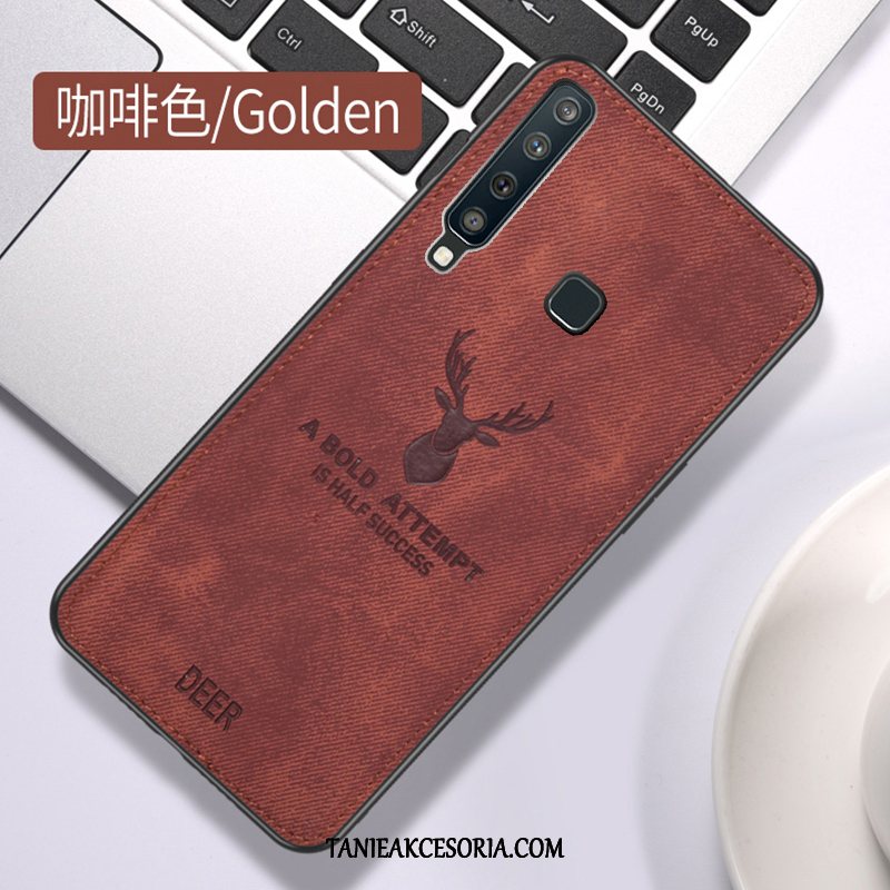 Etui Samsung Galaxy A9 Modna Marka Niebieski Nowy, Pokrowce Samsung Galaxy A9 Wiszące Ozdoby Szkło Hartowane Osobowość