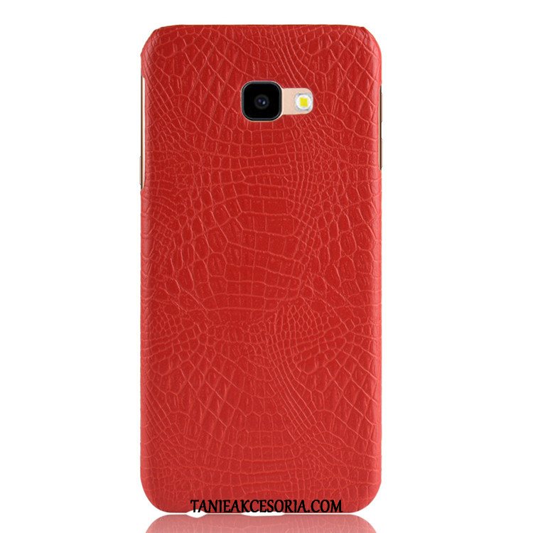 Etui Samsung Galaxy J4+ Gwiazda Niebieski Trudno, Obudowa Samsung Galaxy J4+ Wzór Krokodyla Telefon Komórkowy Ochraniacz