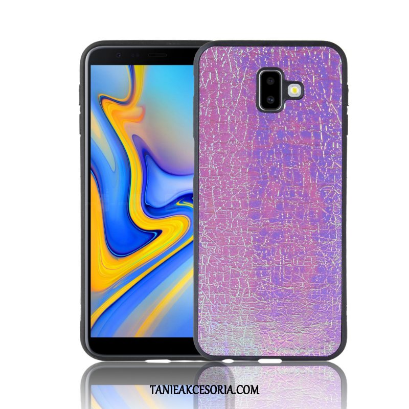 Etui Samsung Galaxy J6+ Purpurowy Ochraniacz All Inclusive, Obudowa Samsung Galaxy J6+ Kreatywne Telefon Komórkowy Miękki