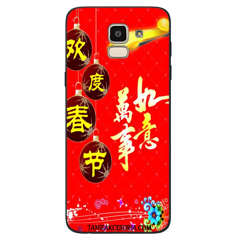 Etui Samsung Galaxy J6 Zielony Silikonowe Anti-fall, Pokrowce Samsung Galaxy J6 Gwiazda All Inclusive Ochraniacz