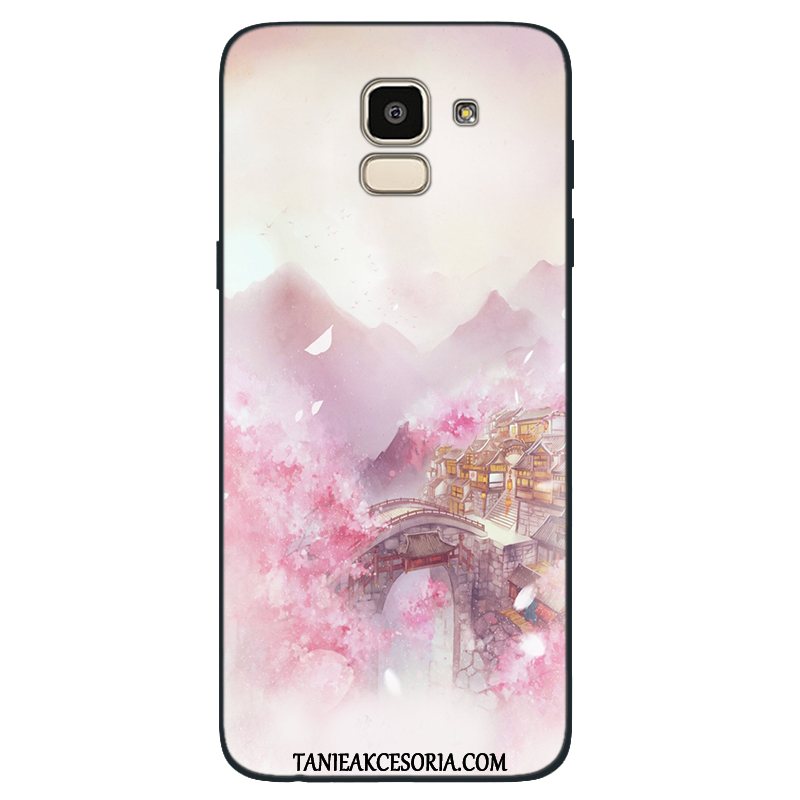 Etui Samsung Galaxy J6 Zielony Silikonowe Anti-fall, Pokrowce Samsung Galaxy J6 Gwiazda All Inclusive Ochraniacz