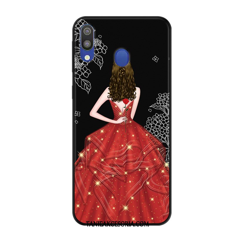 Etui Samsung Galaxy M20 Czarny Anti-fall Gwiazda, Pokrowce Samsung Galaxy M20 Telefon Komórkowy Tendencja Ochraniacz