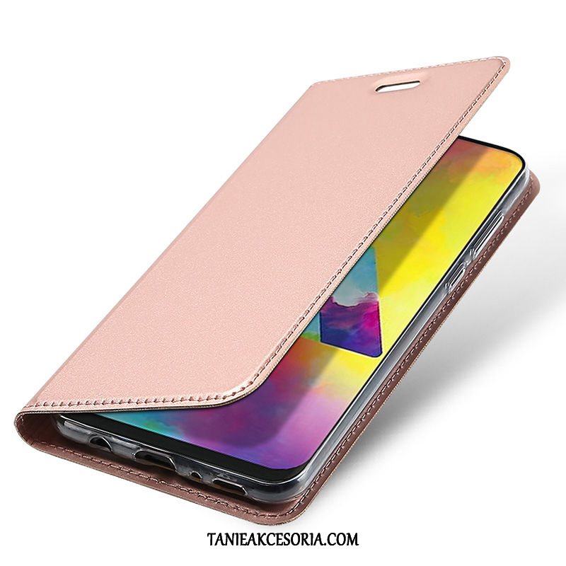 Etui Samsung Galaxy M20 Telefon Komórkowy Różowe Złoto Filmy, Futerał Samsung Galaxy M20 Gwiazda Szkło Hartowane