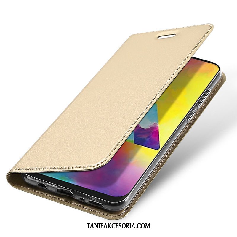 Etui Samsung Galaxy M20 Telefon Komórkowy Różowe Złoto Filmy, Futerał Samsung Galaxy M20 Gwiazda Szkło Hartowane