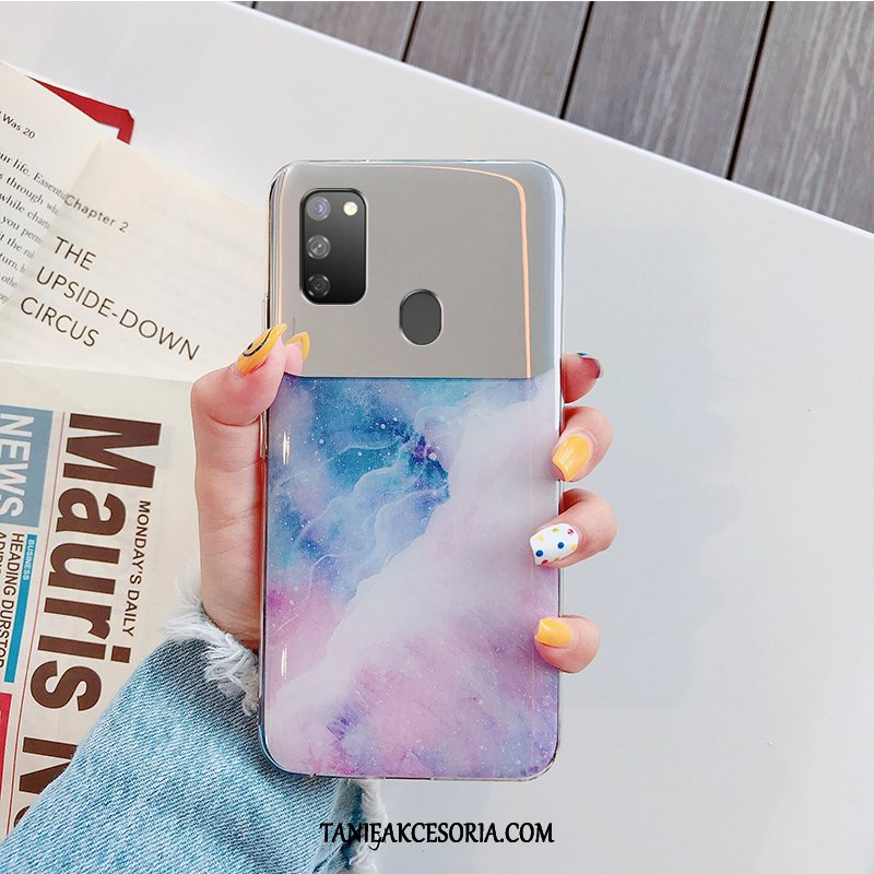 Etui Samsung Galaxy M30s Osobowość Szkło Hartowane Filmy, Pokrowce Samsung Galaxy M30s Purpurowy Trudno Gwiazda