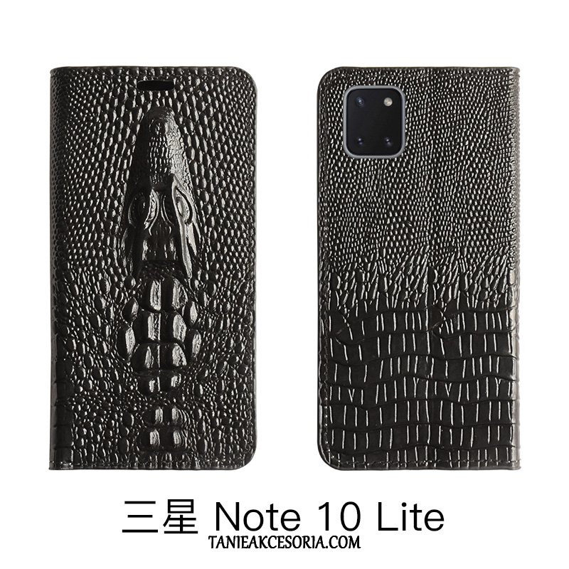 Etui Samsung Galaxy Note 10 Lite Gwiazda All Inclusive Skórzany, Futerał Samsung Galaxy Note 10 Lite Ochraniacz Żółty Wysoki Koniec