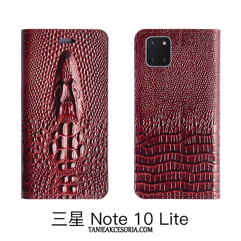 Etui Samsung Galaxy Note 10 Lite Gwiazda All Inclusive Skórzany, Futerał Samsung Galaxy Note 10 Lite Ochraniacz Żółty Wysoki Koniec