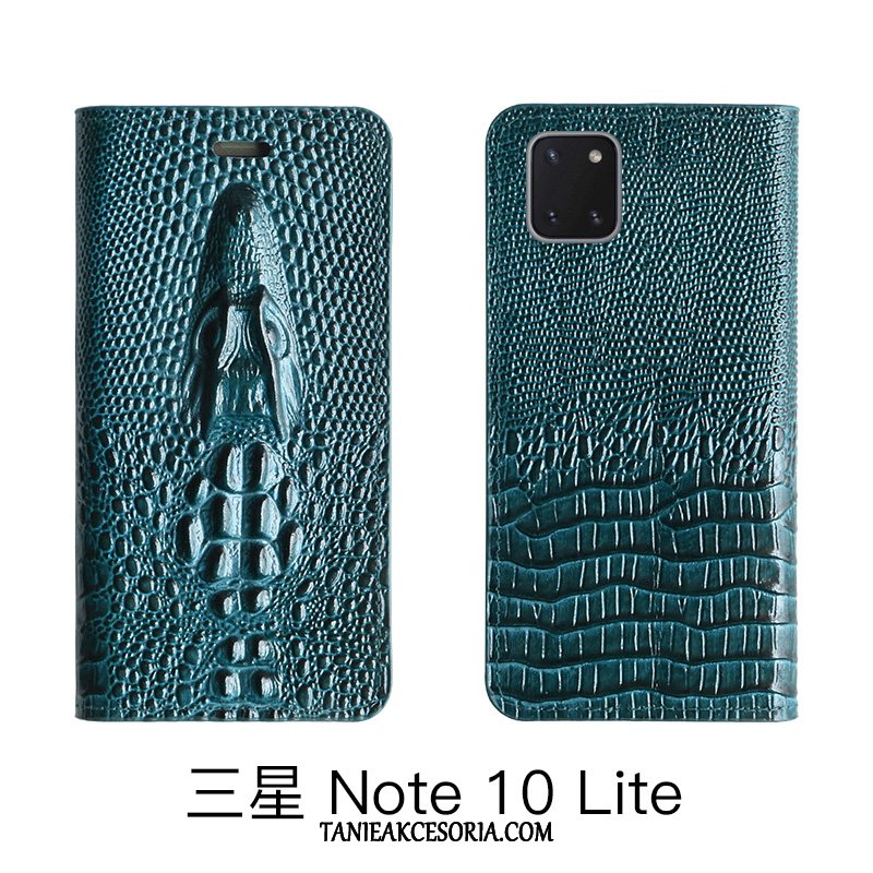 Etui Samsung Galaxy Note 10 Lite Gwiazda All Inclusive Skórzany, Futerał Samsung Galaxy Note 10 Lite Ochraniacz Żółty Wysoki Koniec