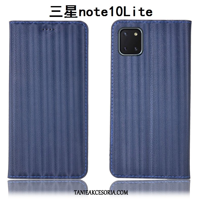 Etui Samsung Galaxy Note 10 Lite Skórzany Telefon Komórkowy Gradient, Futerał Samsung Galaxy Note 10 Lite Gwiazda All Inclusive Wino Czerwone