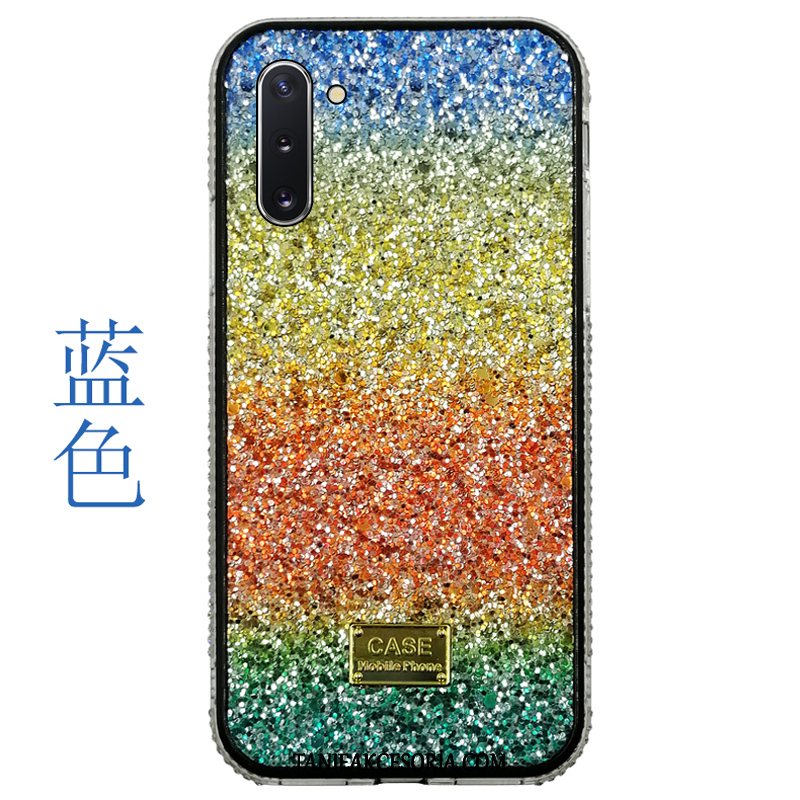 Etui Samsung Galaxy Note 10 Rhinestone Ochraniacz Telefon Komórkowy, Futerał Samsung Galaxy Note 10 Złoto Anti-fall Gwiazda