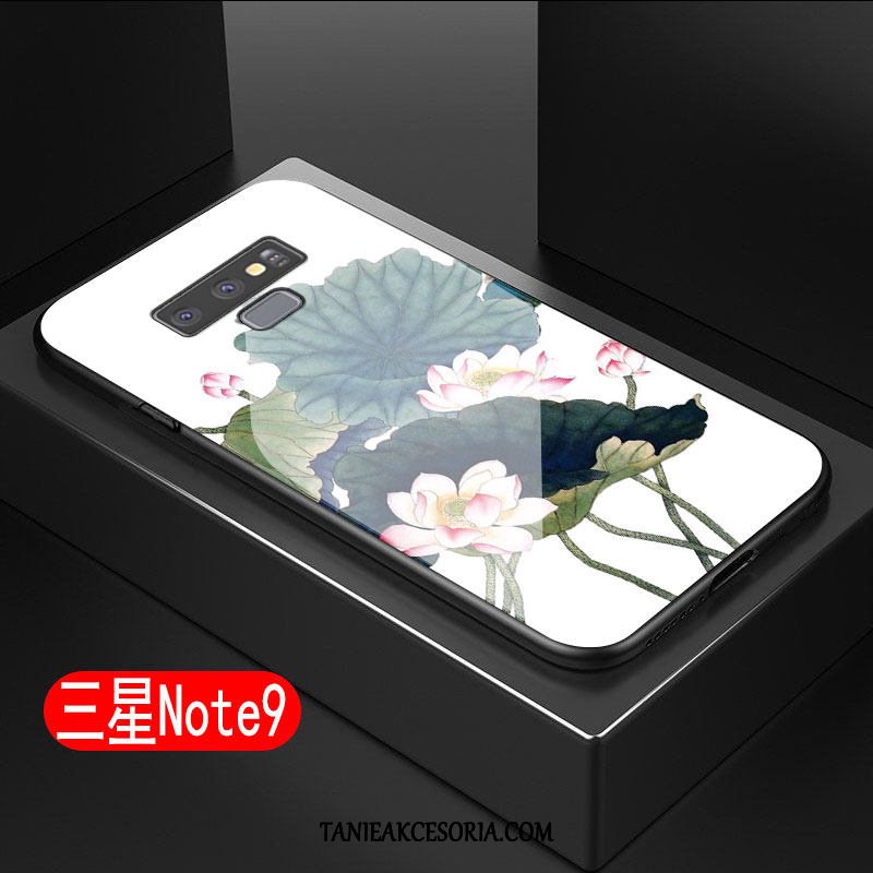 Etui Samsung Galaxy Note 9 Kwiaty Czerwony Sztuka, Pokrowce Samsung Galaxy Note 9 Telefon Komórkowy Miękki Obrzeża