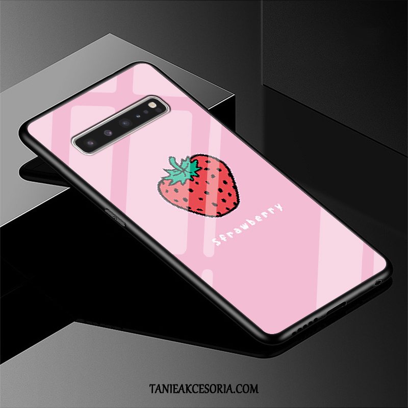 Etui Samsung Galaxy S10 5g Gwiazda Szkło Ochraniacz, Obudowa Samsung Galaxy S10 5g Zielony Proste Telefon Komórkowy