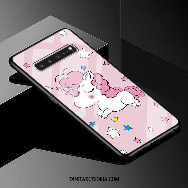 Etui Samsung Galaxy S10 5g Gwiazda Szkło Ochraniacz, Obudowa Samsung Galaxy S10 5g Zielony Proste Telefon Komórkowy