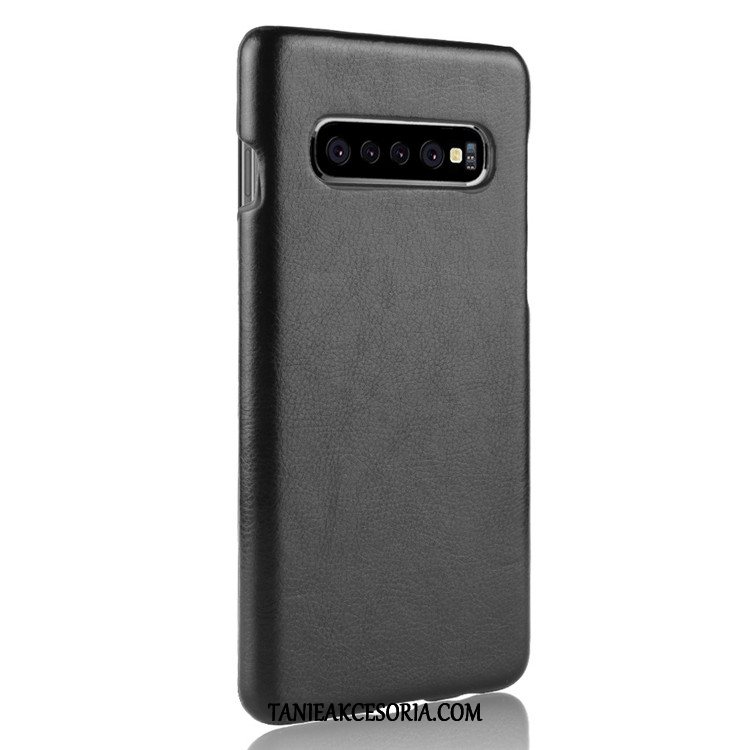 Etui Samsung Galaxy S10 5g Litchi Telefon Komórkowy Trudno, Futerał Samsung Galaxy S10 5g Jakość Ochraniacz Gwiazda Braun