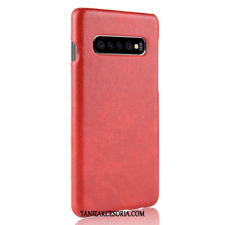 Etui Samsung Galaxy S10 5g Litchi Telefon Komórkowy Trudno, Futerał Samsung Galaxy S10 5g Jakość Ochraniacz Gwiazda Braun