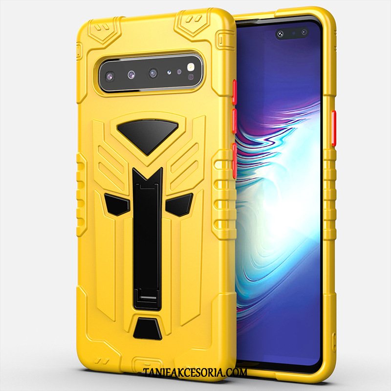 Etui Samsung Galaxy S10 5g Tylna Pokrywa Zielony Gwiazda, Obudowa Samsung Galaxy S10 5g Wspornik Ochraniacz Telefon Komórkowy