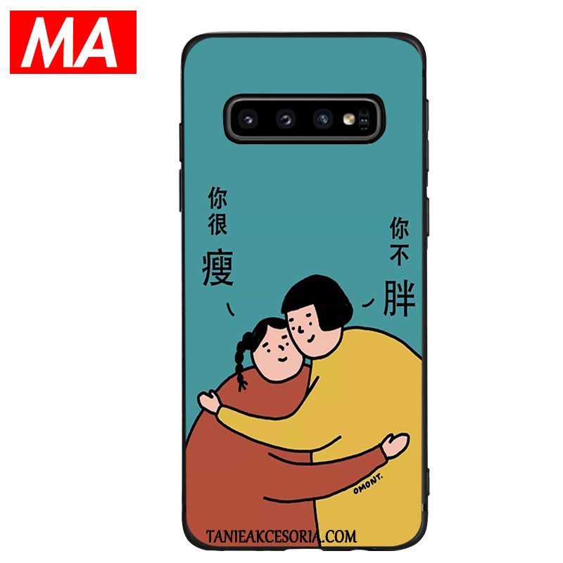 Etui Samsung Galaxy S10+ Silikonowe Piękny Zielony, Obudowa Samsung Galaxy S10+ Ochraniacz Gwiazda Miękki