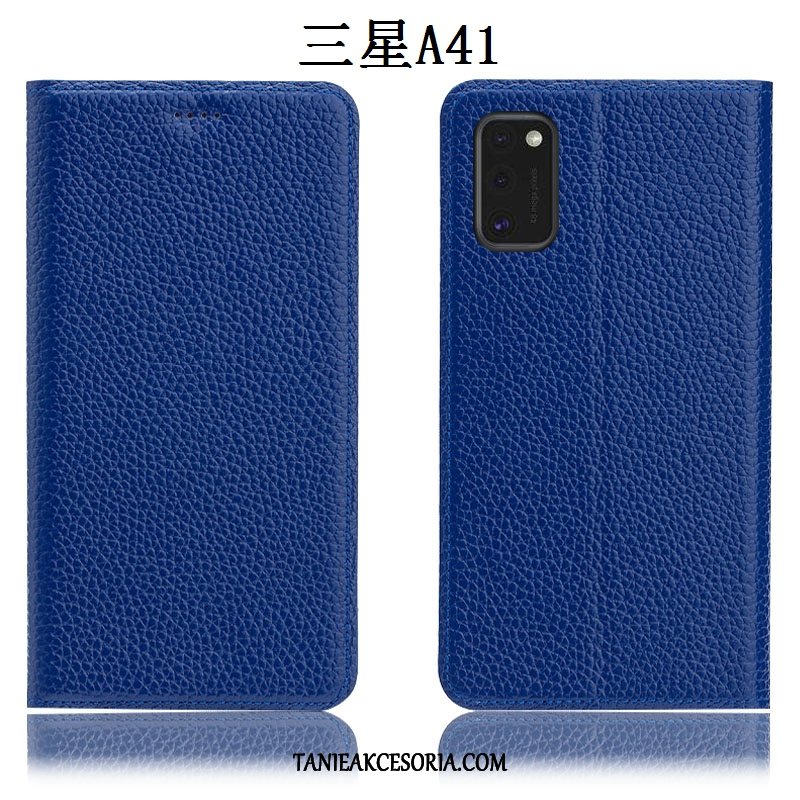 Etui Samsung Galaxy S41 Ochraniacz Ciemno Niebieski Telefon Komórkowy, Obudowa Samsung Galaxy S41 Gwiazda All Inclusive Litchi