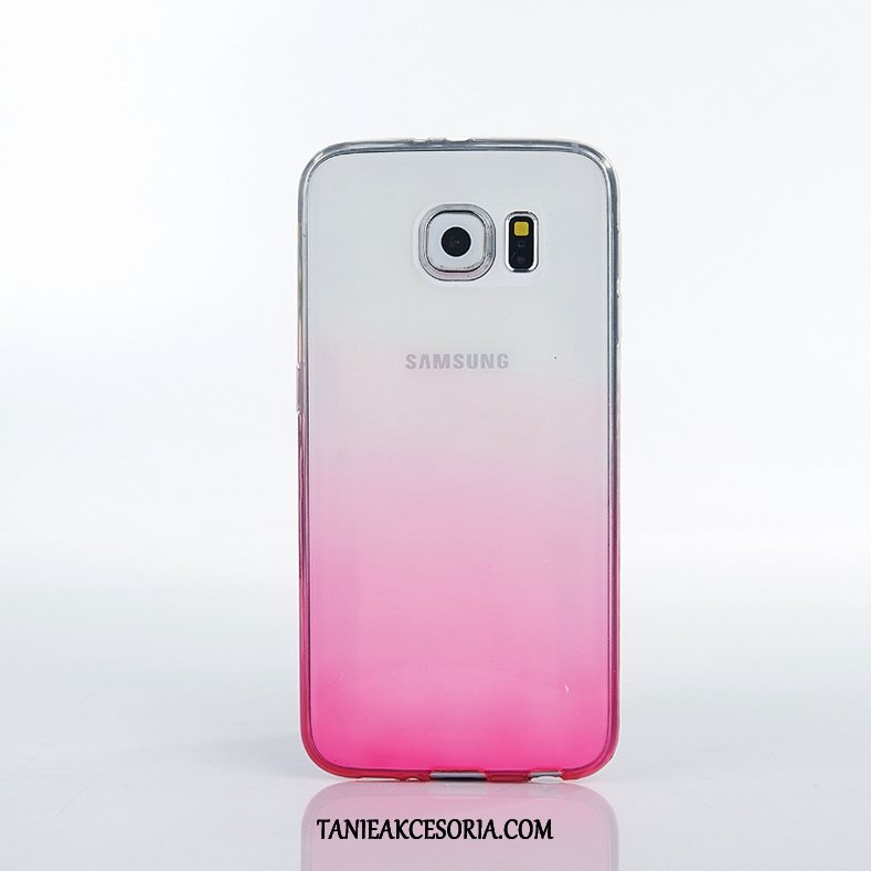 Etui Samsung Galaxy S6 Brązowy Ochraniacz Szkło Hartowane, Pokrowce Samsung Galaxy S6 Cienkie Kolor Gradientu Gwiazda