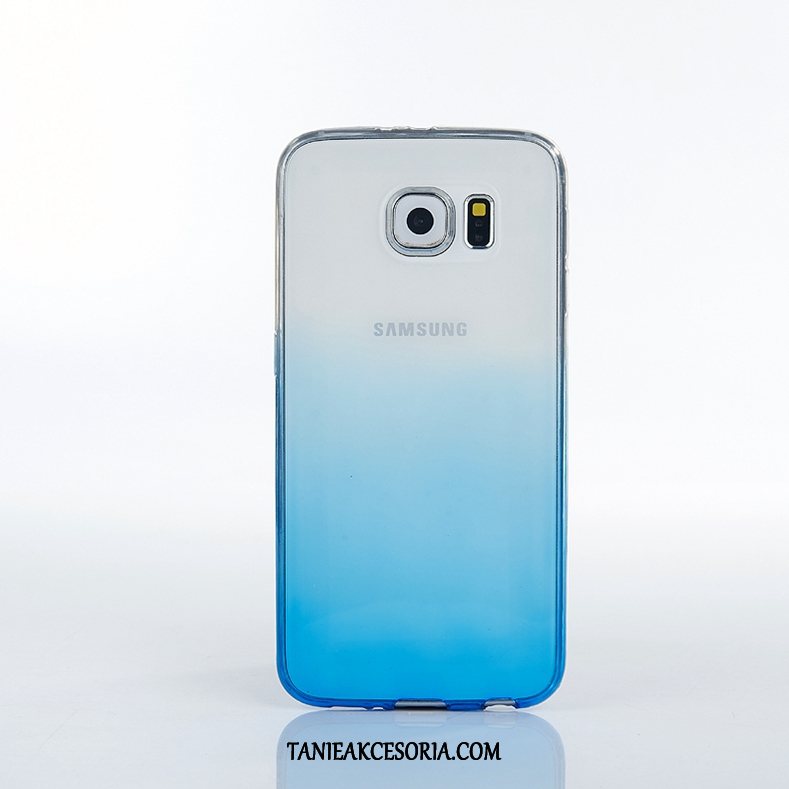 Etui Samsung Galaxy S6 Brązowy Ochraniacz Szkło Hartowane, Pokrowce Samsung Galaxy S6 Cienkie Kolor Gradientu Gwiazda