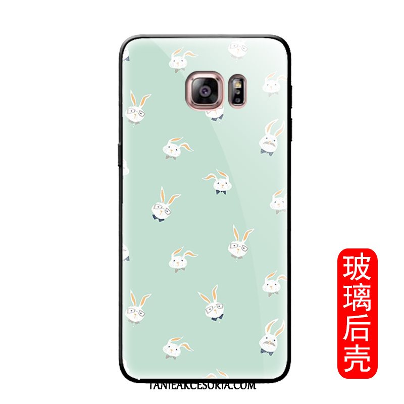 Etui Samsung Galaxy S6 Mały Świeży Bunny, Futerał Samsung Galaxy S6 Sztuka Wiatr Szkło