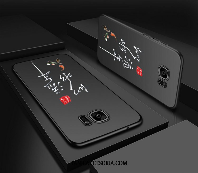 Etui Samsung Galaxy S6 Nubuku Trudno Telefon Komórkowy, Obudowa Samsung Galaxy S6 Czarny Ochraniacz Gwiazda