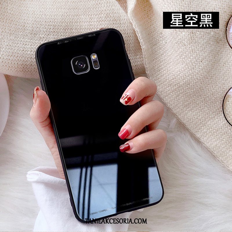Etui Samsung Galaxy S7 Edge Gwiazda Jednolity Kolor Anti-fall, Obudowa Samsung Galaxy S7 Edge Biały Proste Szkło