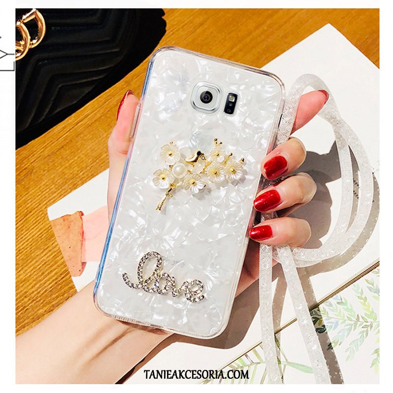 Etui Samsung Galaxy S7 Edge Miękki Gwiazda Rhinestone, Obudowa Samsung Galaxy S7 Edge Telefon Komórkowy Różowe Anti-fall