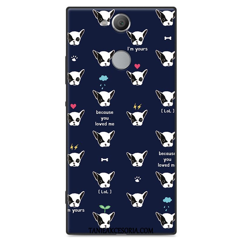 Etui Sony Xperia L2 Telefon Komórkowy Silikonowe Ochraniacz, Futerał Sony Xperia L2 Kreskówka Czarny