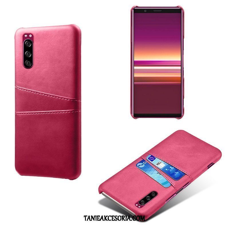 Etui Sony Xperia L3 Ochraniacz Różowe Karta, Futerał Sony Xperia L3 Telefon Komórkowy Jakość Biznes