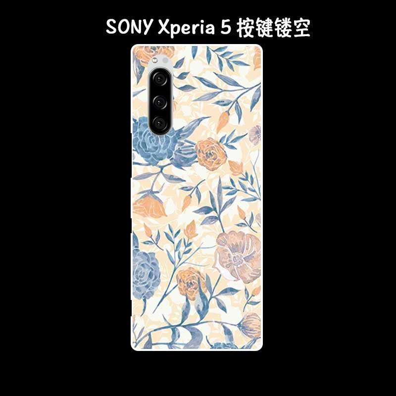 Etui Sony Xperia L3 Silikonowe Anti-fall Vintage, Futerał Sony Xperia L3 Telefon Komórkowy Sztuka Miękki