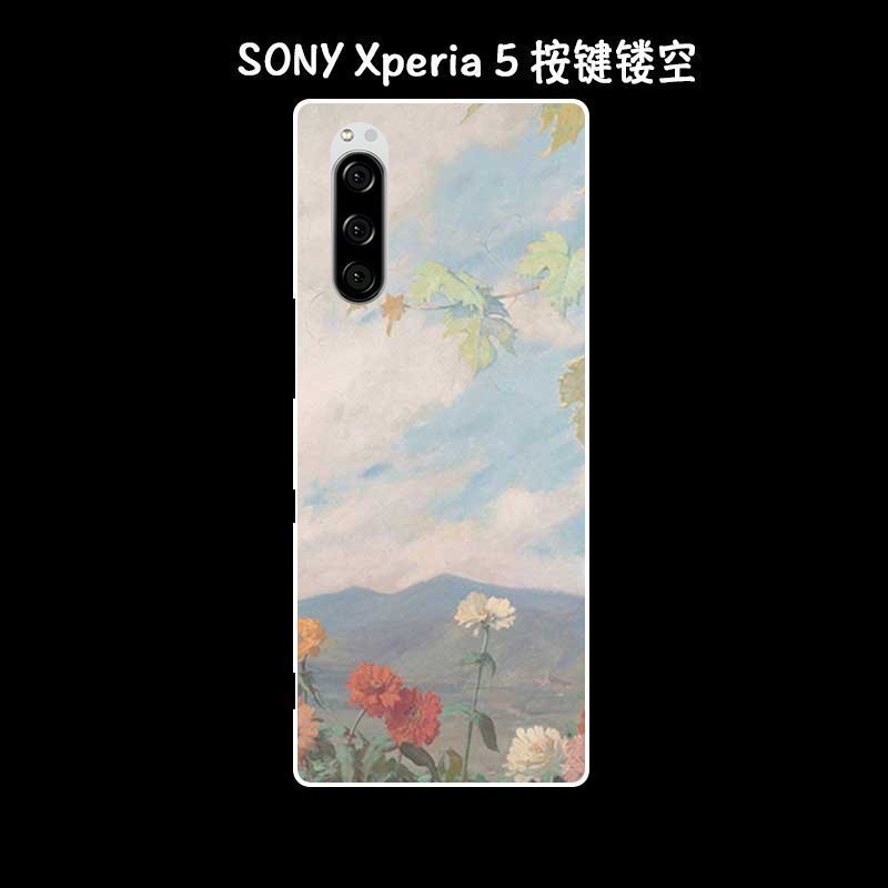 Etui Sony Xperia L3 Silikonowe Anti-fall Vintage, Futerał Sony Xperia L3 Telefon Komórkowy Sztuka Miękki
