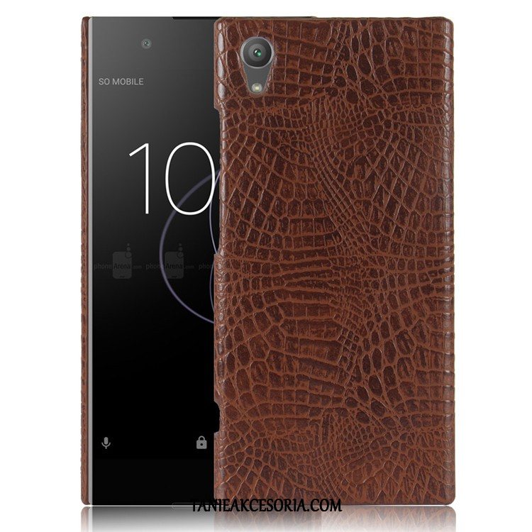 Etui Sony Xperia Xa1 Plus Czerwony Telefon Komórkowy Krokodyl, Obudowa Sony Xperia Xa1 Plus Proszek Trudno Ochraniacz