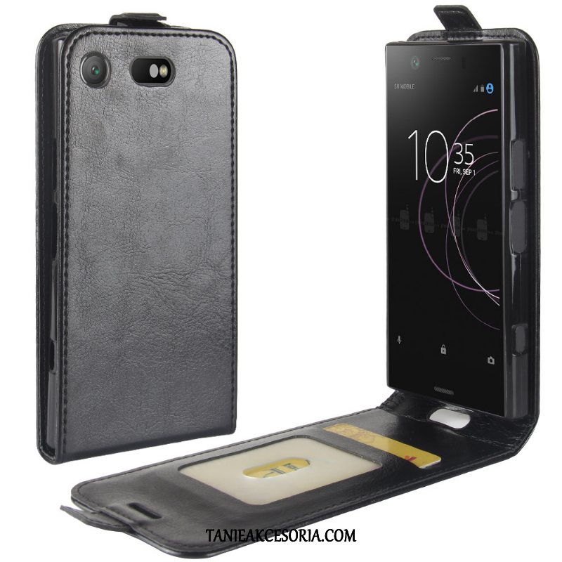 Etui Sony Xperia Xz1 Compact Wzór Skórzany Futerał Telefon Komórkowy, Pokrowce Sony Xperia Xz1 Compact Ochraniacz Czerwony