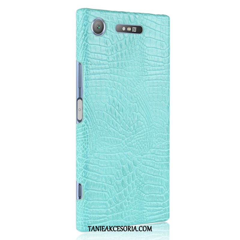 Etui Sony Xperia Xz1 Skóra Nubuku Wzór Krokodyla, Obudowa Sony Xperia Xz1 Ochraniacz Torby Proste Braun