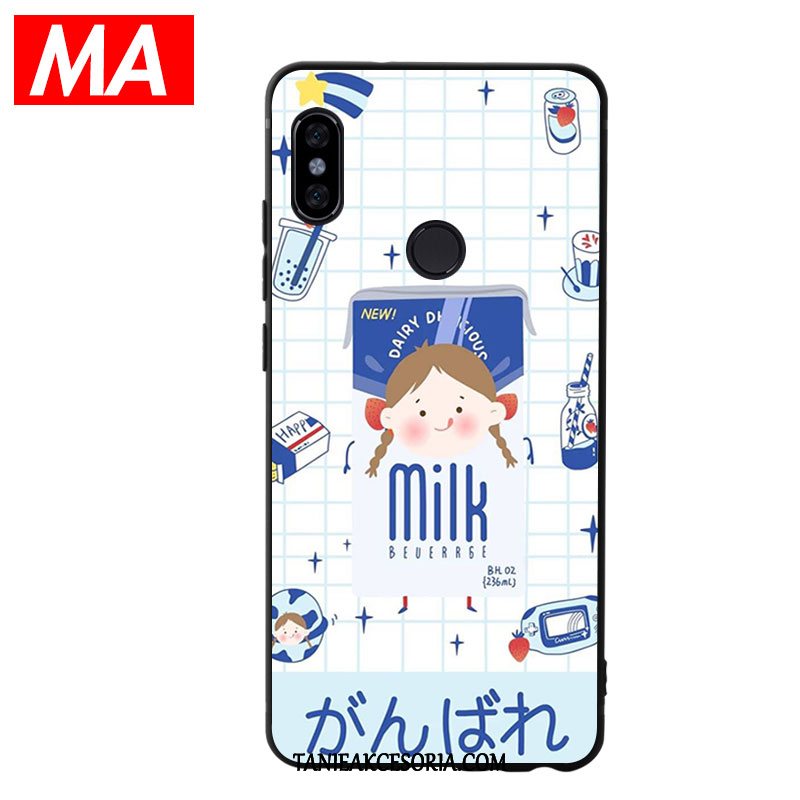 Etui Xiaomi Mi 8 Miękki Proste Niebieski, Obudowa Xiaomi Mi 8 Piękno Classic Ochraniacz Beige