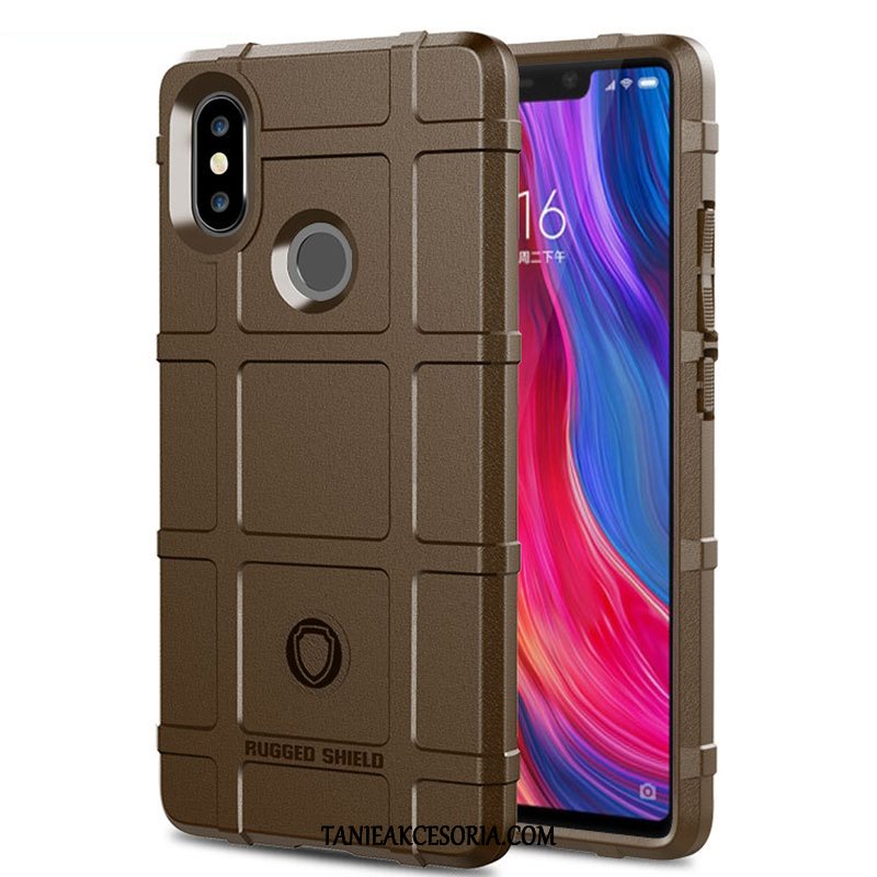 Etui Xiaomi Mi 8 Nubuku Osobowość Mały, Pokrowce Xiaomi Mi 8 Młodzież Czarny Kreatywne Beige