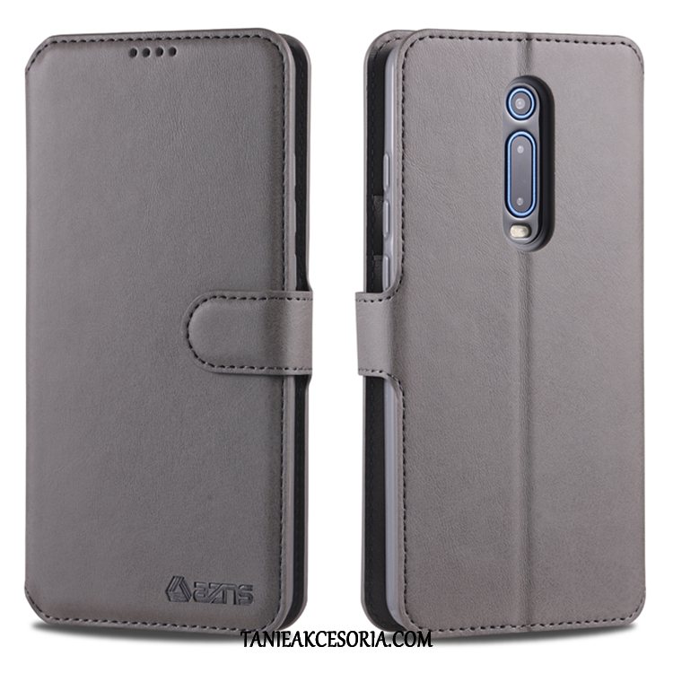 Etui Xiaomi Mi 9t Mały Niebieski Telefon Komórkowy, Obudowa Xiaomi Mi 9t All Inclusive Czerwony Klapa Beige