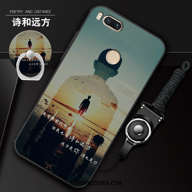 Etui Xiaomi Mi A1 Telefon Komórkowy Anti-fall Tendencja, Futerał Xiaomi Mi A1 Mały Osobowość Kreskówka Beige