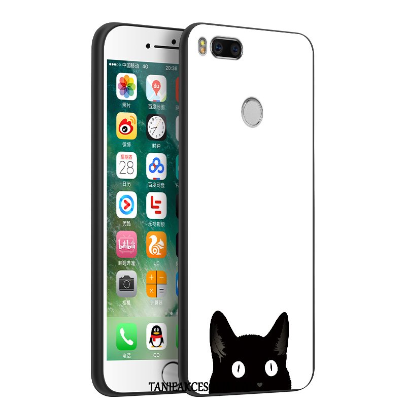 Etui Xiaomi Mi A1 Telefon Komórkowy Silikonowe Tendencja, Futerał Xiaomi Mi A1 Kolor Miękki Żółty Beige