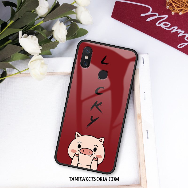 Etui Xiaomi Mi Max 3 Szczęśliwy Ochraniacz Wiatr, Futerał Xiaomi Mi Max 3 Silikonowe Anti-fall All Inclusive Beige