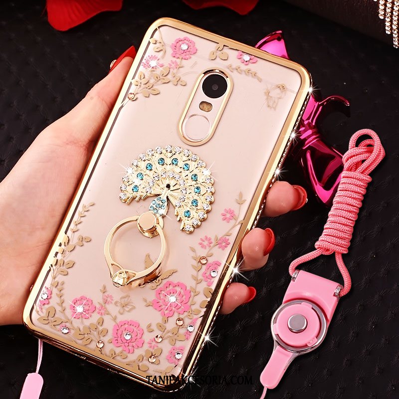 Etui Xiaomi Redmi 5 Osobowość Tendencja Przezroczysty, Obudowa Xiaomi Redmi 5 Telefon Komórkowy Rhinestone Ochraniacz Beige