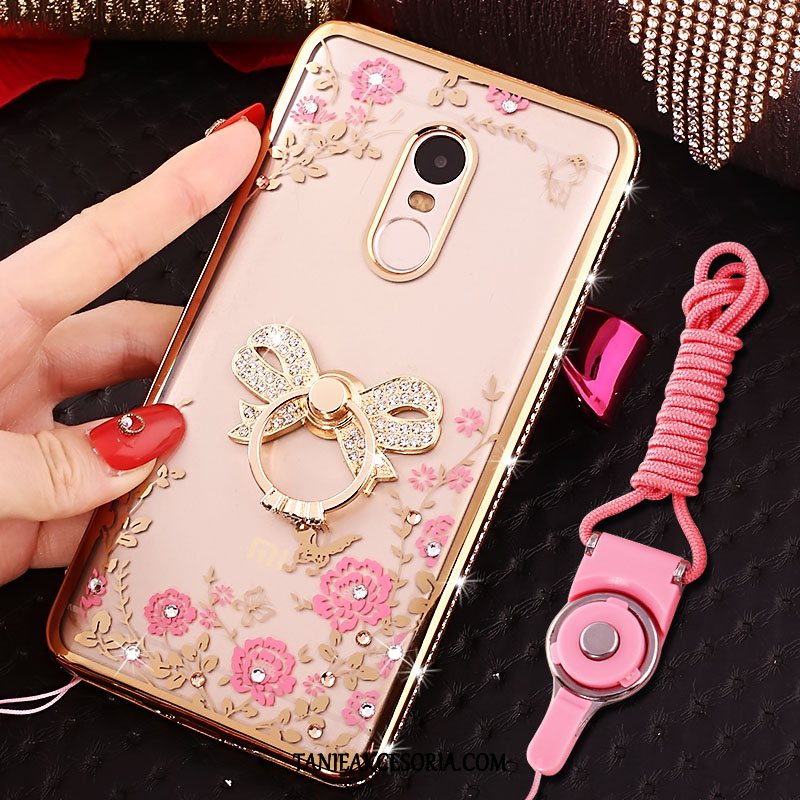 Etui Xiaomi Redmi 5 Osobowość Tendencja Przezroczysty, Obudowa Xiaomi Redmi 5 Telefon Komórkowy Rhinestone Ochraniacz Beige