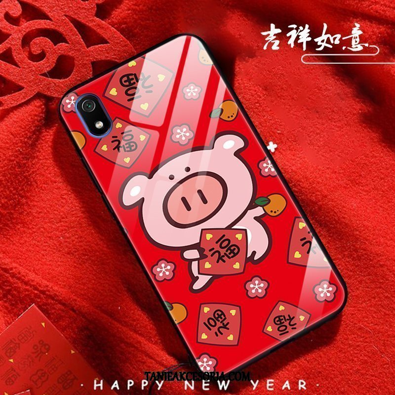Etui Xiaomi Redmi 7a Święto Osobowość Trudno, Futerał Xiaomi Redmi 7a Czerwony Nowy Anti-fall Beige