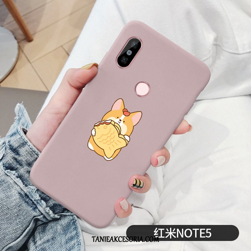 Etui Xiaomi Redmi Note 5 Mały Nowy Nubuku, Pokrowce Xiaomi Redmi Note 5 Kreskówka Piękny Ochraniacz Beige